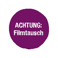 Achtung Sticker by unifilm.de