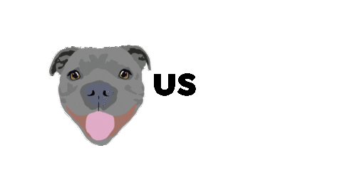 Staffy Sticker by Two Tibetans Digital