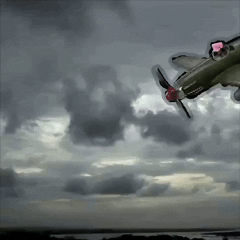 Fly Clouds GIF by Sad Hamster