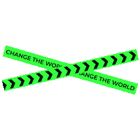 Speak Out Change The World Sticker by JDO Ltd