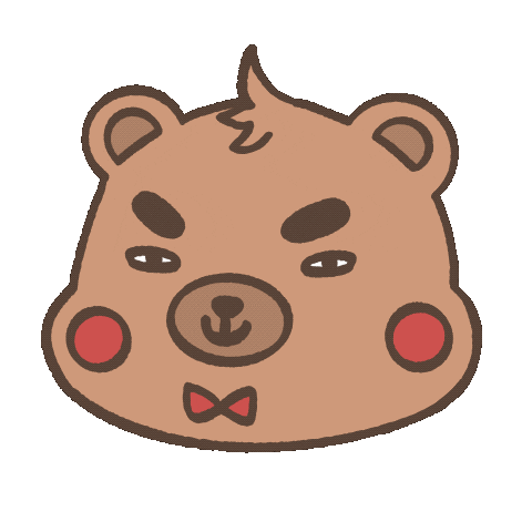 Happy Bear Sticker