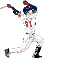 Baseball Baseballplayer Sticker