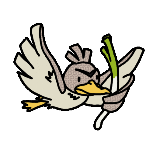 Pokemon Duck Sticker