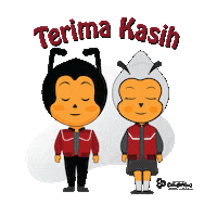 Thanks Mascot Sticker by UNIVERSITAS DINAMIKA