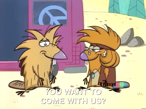 angry beavers nicksplat GIF