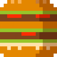 pixel burger GIF by NORD DDB OSLO