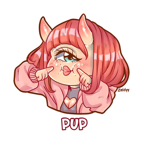 Zeldyy giphyupload pink kawaii emotion Sticker