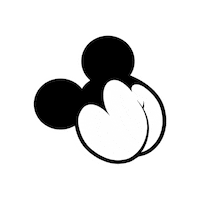 fidiaart disney butt mickey fidia Sticker