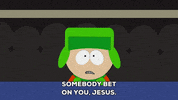 talking kyle broflovski GIF by South Park 