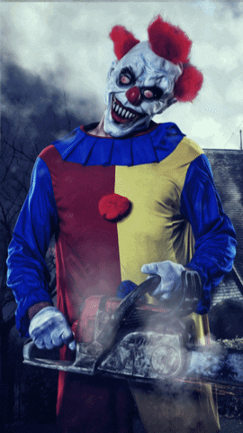 woodenboxlwp giphyupload killer clown returns scare prank evil clown wallpaper mobile killer clown background pictures GIF