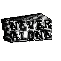 Never Alone Fitness Sticker by EstebanShow