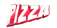 pizza text Sticker