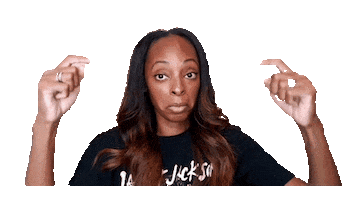 Check It Out Black Girl Sticker by The Hair Shield