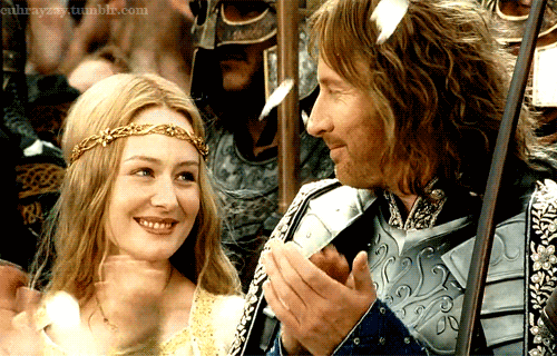 minas tirith smile GIF