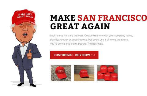 donald trump hats GIF by Product Hunt