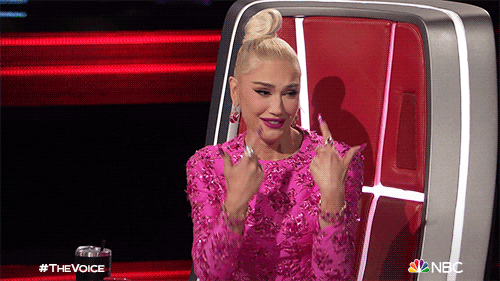 Gwen Stefani Singing GIF by The Voice