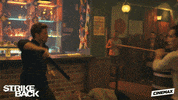 cinemax martial arts cinemax strike back Bar fight GIF