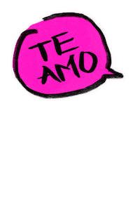 love you girl Sticker by Una Geek