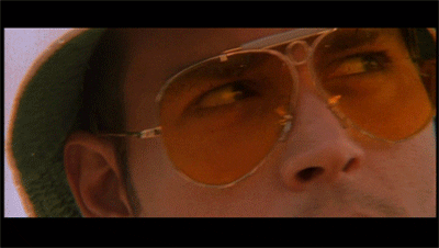 fear and loathing in las vegas bat country GIF
