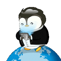 Space X New Post Sticker by Pudgy Penguins