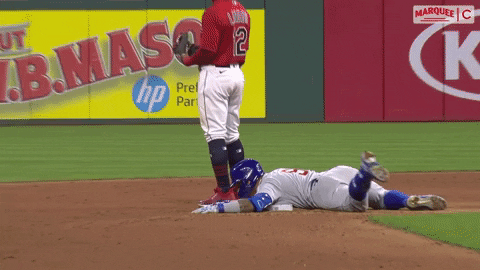 Slide Cubs GIF by Marquee Sports Network