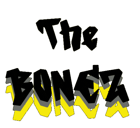 Jesse Bonez Sticker by ASF brush