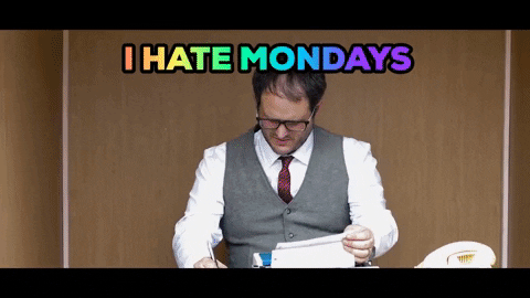 PipeWolf giphygifmaker work office mondays GIF