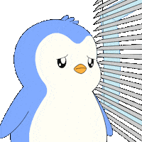 Sad Look Sticker by Pudgy Penguins