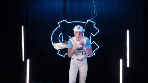 Lets Go Baseball GIF by UNC Tar Heels