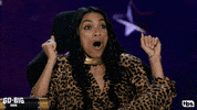 Shocked Rosario Dawson GIF by TBS Network