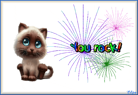 Animated Card You Rock GIF