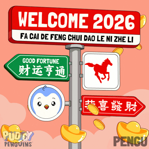 恭喜发财 Chinese New Year GIF by Pudgy Penguins