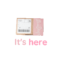 NailDays pink rosa shipping package Sticker