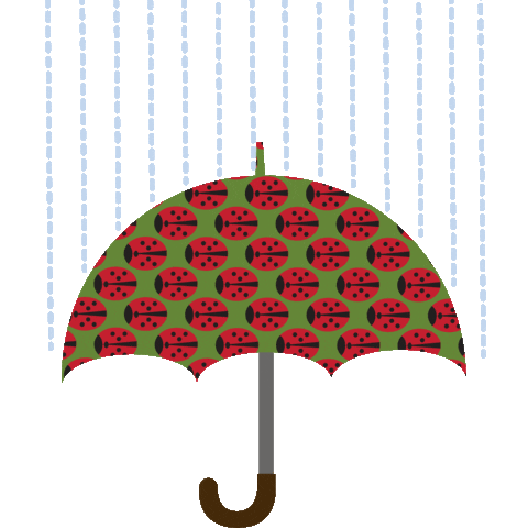Raining Rainy Day Sticker by Binary Style
