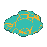 Turquesa Sticker by Marcela Illustrates