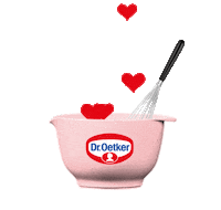 Dr Oetker Love Sticker by Dr. Oetker Danmark
