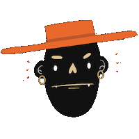 Biting Trick Or Treat Sticker