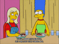 lisa simpson eating GIF