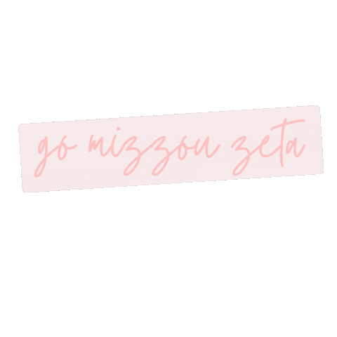 Zeta Tau Alpha Sticker by missouri zeta