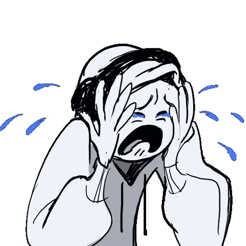 Sad Cry GIF by CC0 Studios