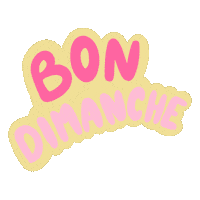 Greeting Happy Sunday Sticker