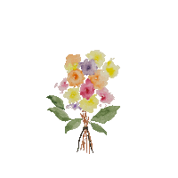 For You Flower Sticker