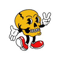 Skull Sticker by Three Kings Tattoo