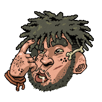 confused face Sticker by Fivust