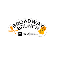 Ogsbroadwaybrunch Sticker by NYU OGS