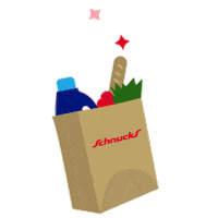 schnucks shopping paper groceries grocery store Sticker