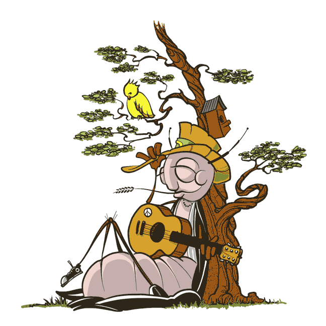 Chill Guitar Sticker by Louhela Jam