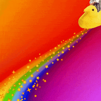 Mel Gibson Rainbow GIF by Anne Horel