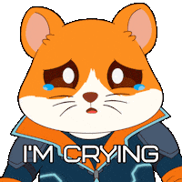 How Could You Crying Sticker by Hamieverse