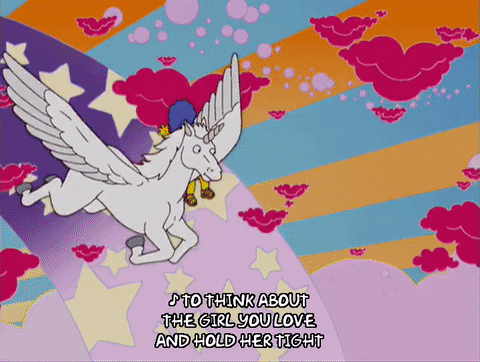 flying marge simpson GIF